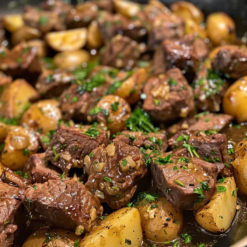 garlic butter beef bites 1 U1