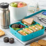 A collage of photos showcasing various kid-approved bento lunchbox ideas for school.