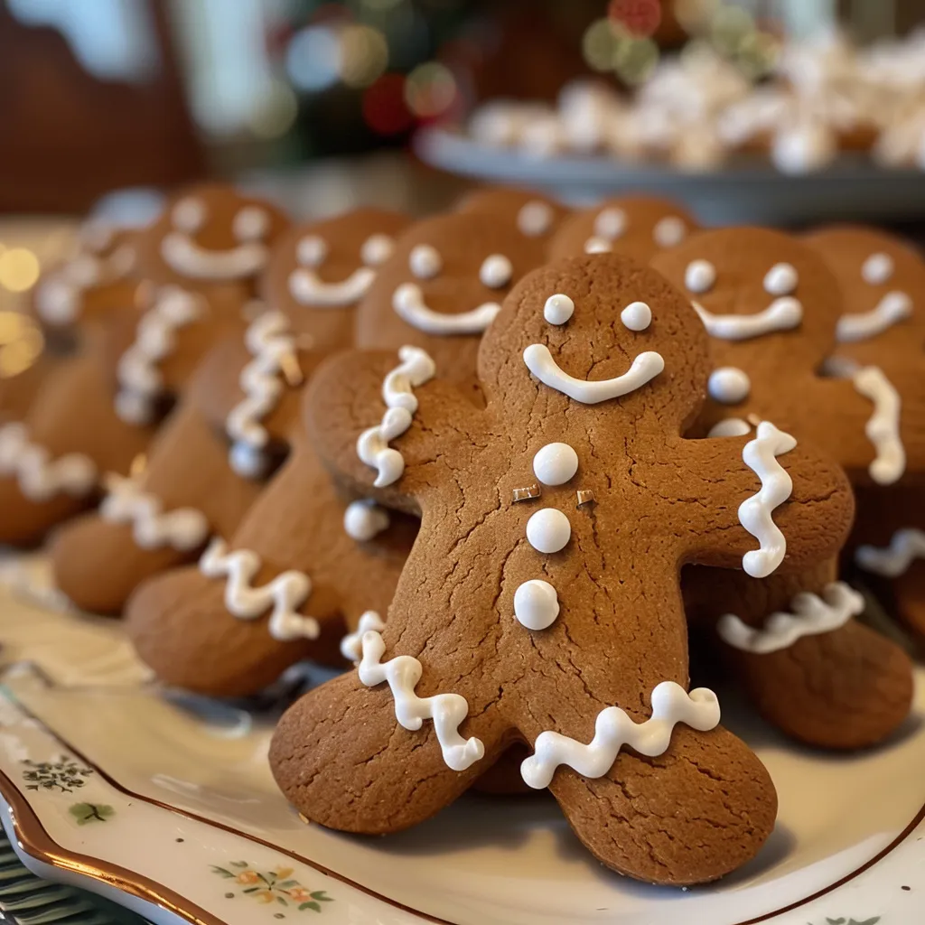 Classic Gingerbread Men Cookies – Adorable, Spiced & Perfect for Decorating! ☃️🍪