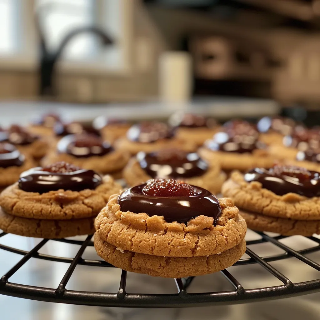 Chocolate Thumbprint Cookies - In Bloom Bakery