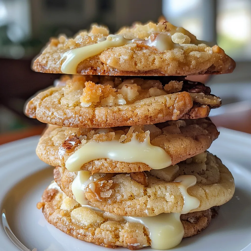 White Chocolate Dipped Chewy Maple Cookies for Christmas