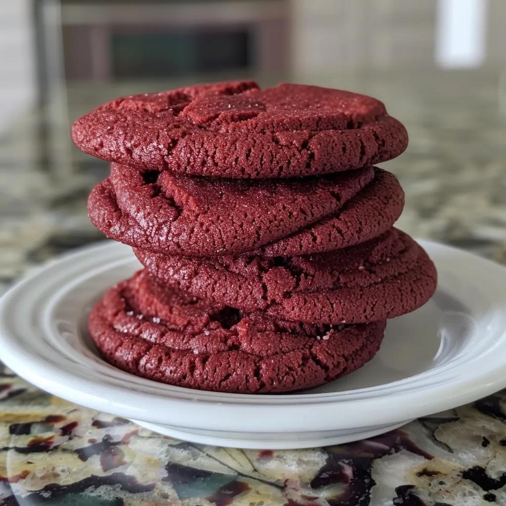 Easy Hershey's Red Velvet Blossoms Cookies