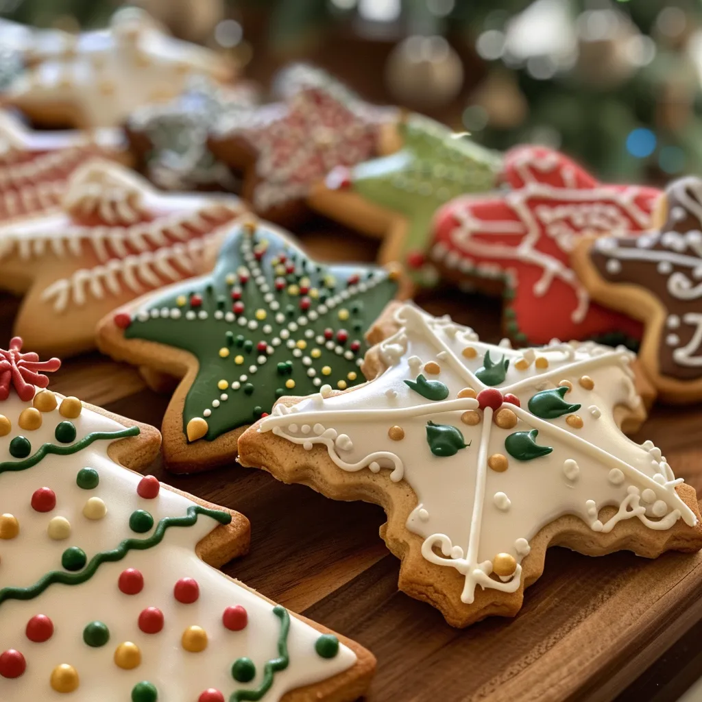Decorated Christmas Cookies