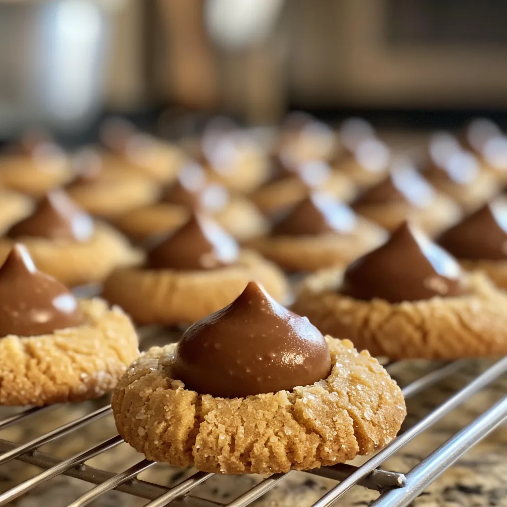 Thumbprint Hershey Kiss Cookies