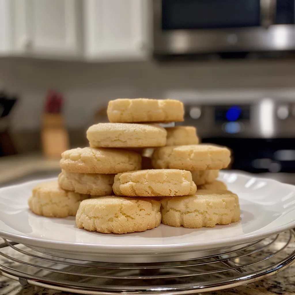Whipped Shortbread Cookies