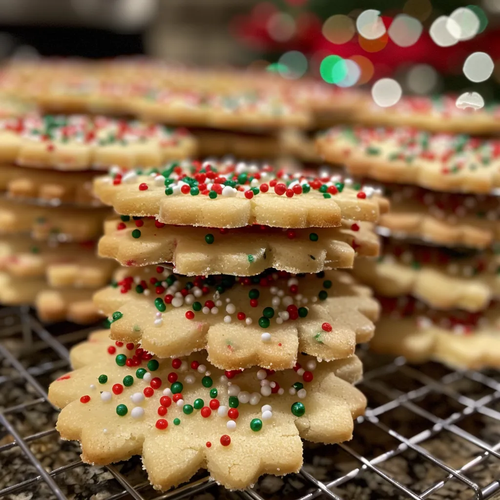 Christmas Whipped Shortbread Cookies: A Soft, Buttery Treat for the Holidays