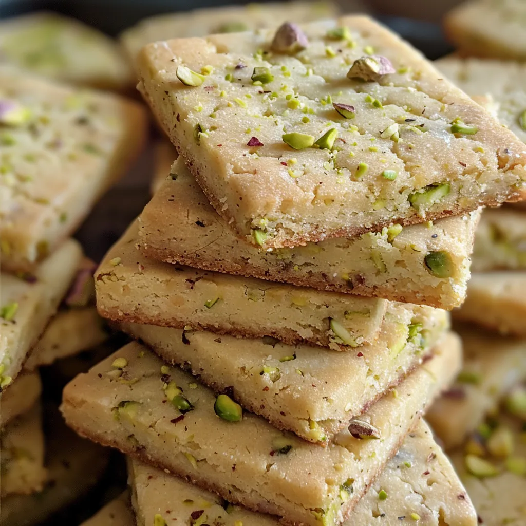 Slice and Bake Pistachio Shortbread Cookies