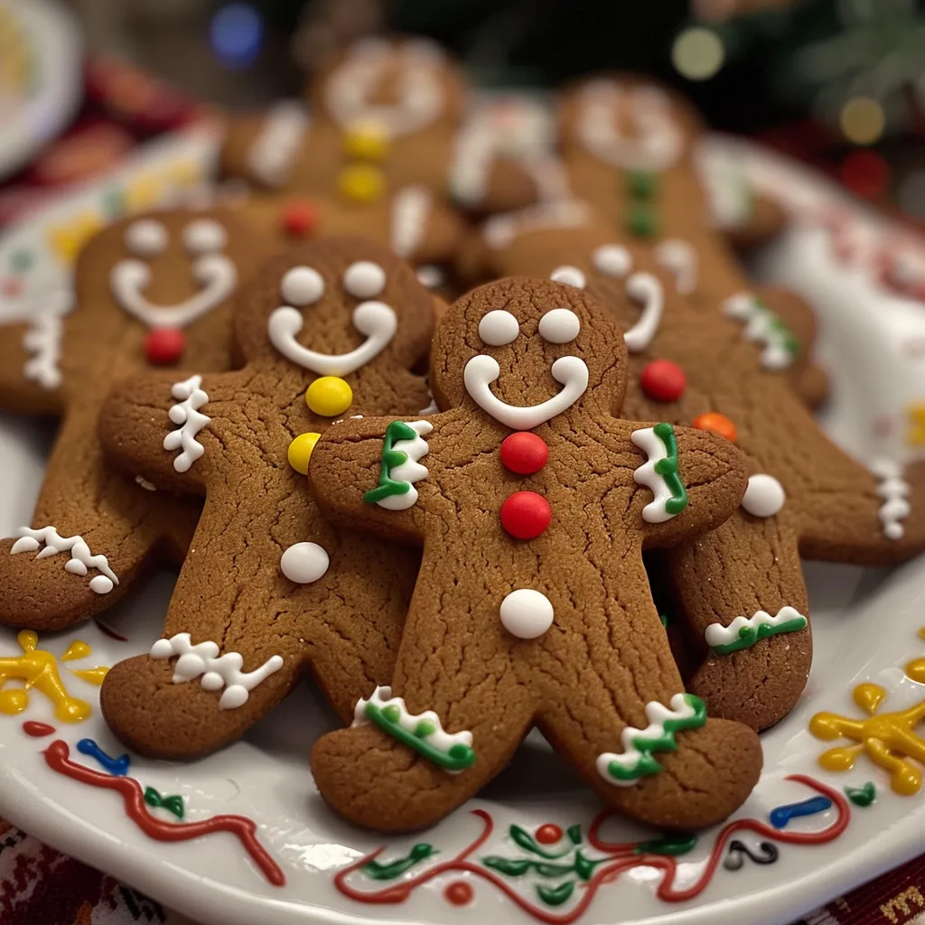 Classic Gingerbread Men Cookies – Adorable, Spiced & Perfect for Decorating! ☃️🍪
