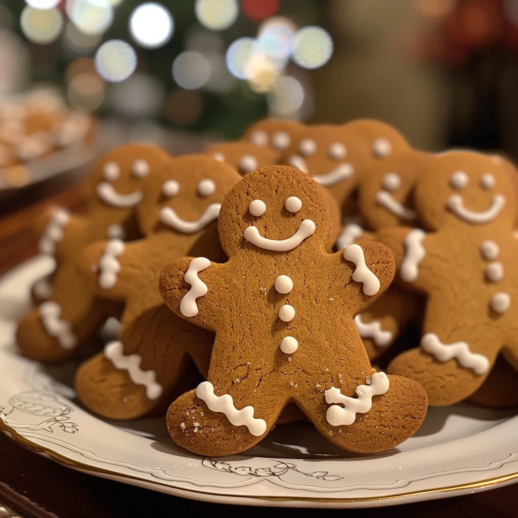 Classic Gingerbread Men Cookies – Adorable, Spiced & Perfect for Decorating! ☃️🍪