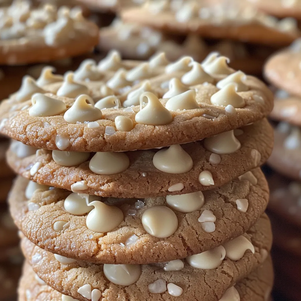 White Chocolate Dipped Chewy Maple Cookies for Christmas