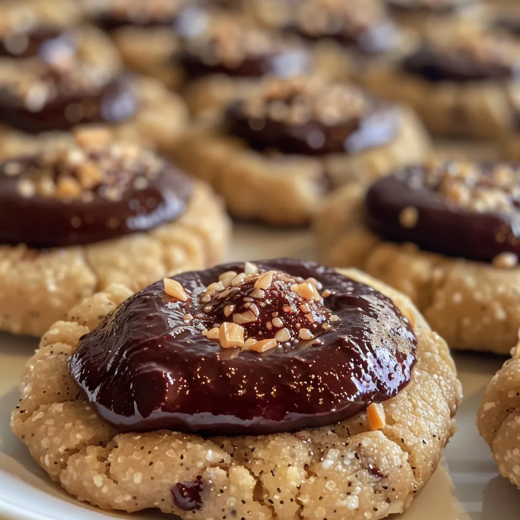 Chocolate Thumbprint Cookies - In Bloom Bakery