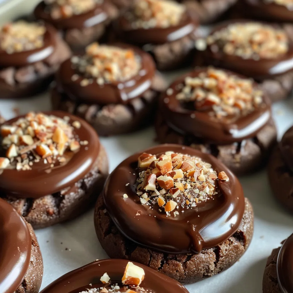 Chocolate Thumbprint Cookies - In Bloom Bakery