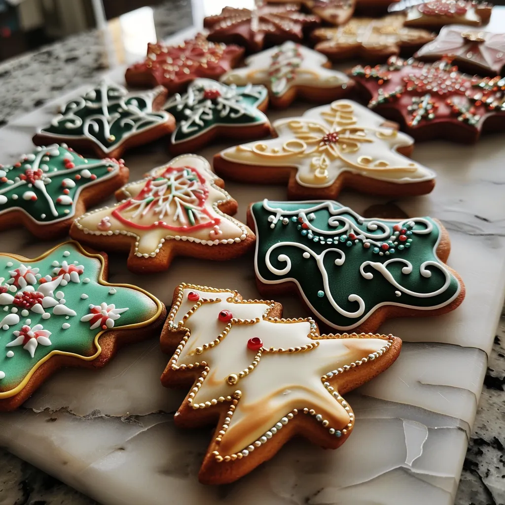 Decorated Christmas Cookies