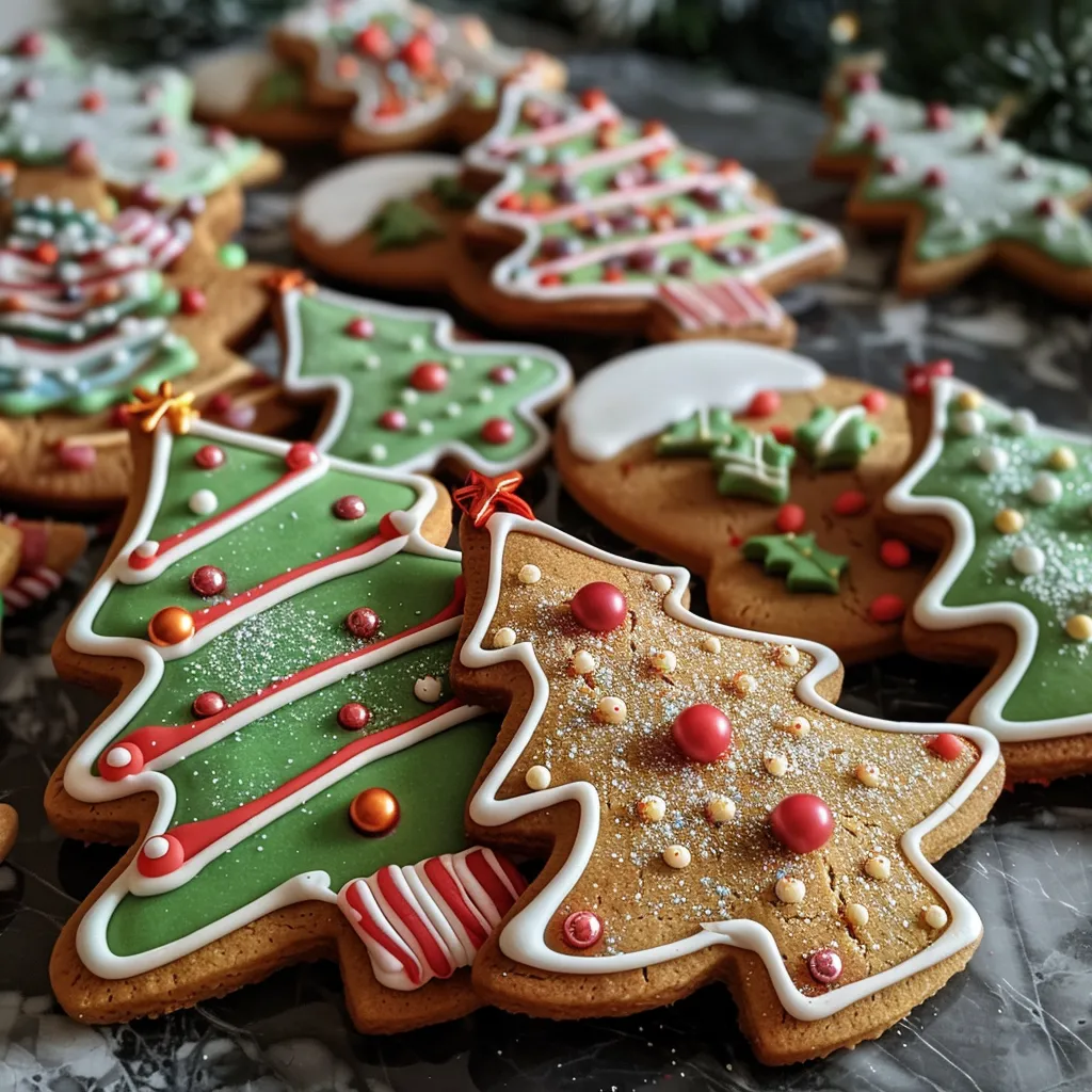 Christmas cookies decorations