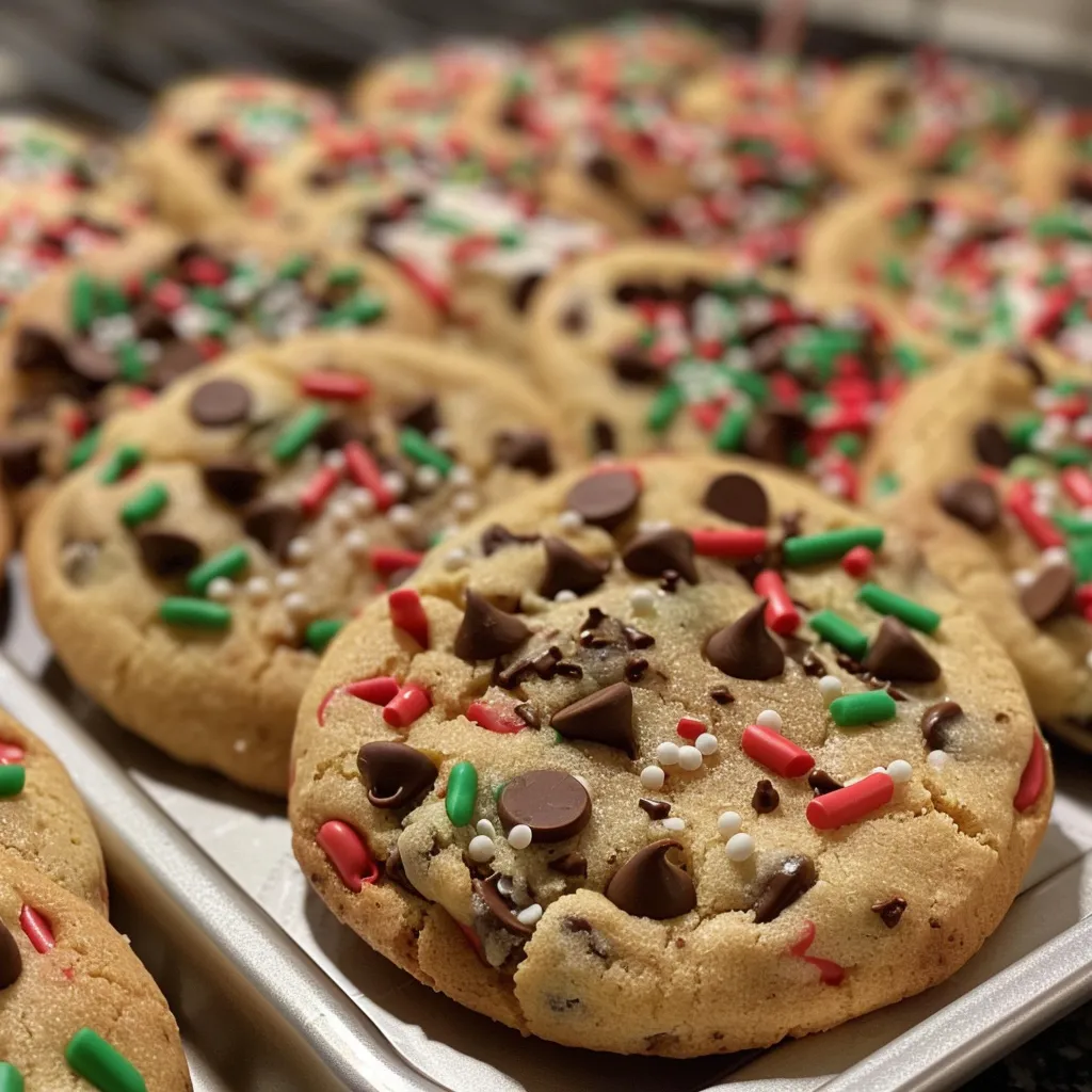 Wonderland Chocolate Chip Christmas Cookies