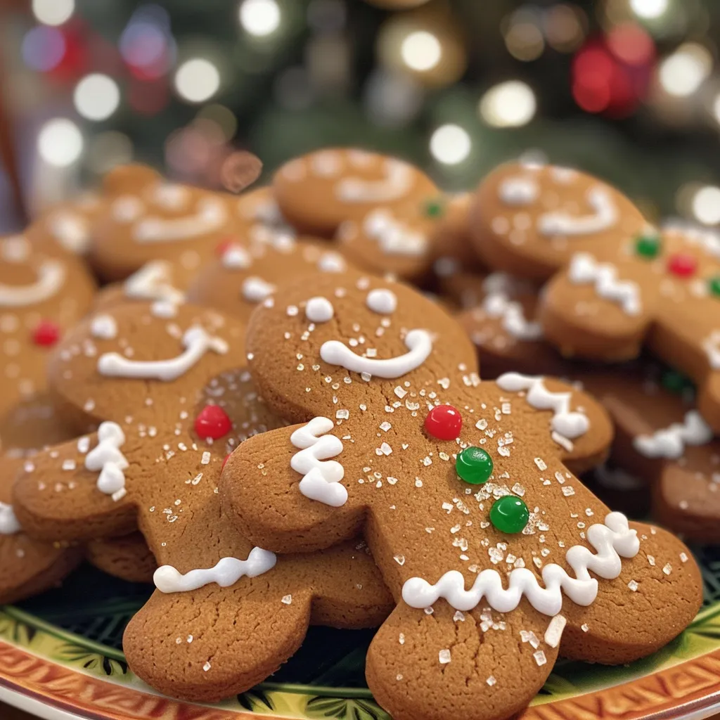 Classic Gingerbread Men Cookies – Adorable, Spiced & Perfect for Decorating! ☃️🍪