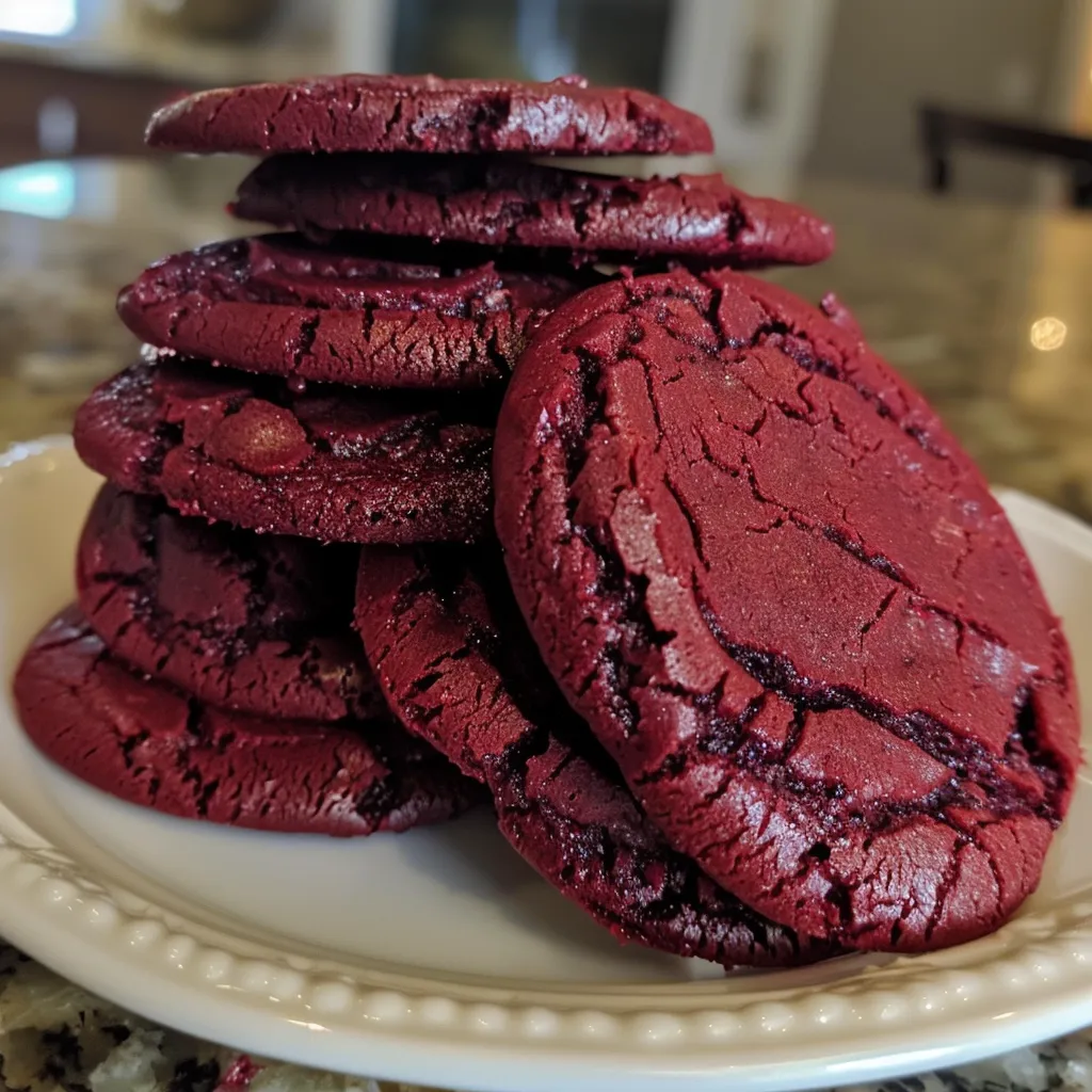 Red Velvet Crinkle Cookies – Festive and Fudgy