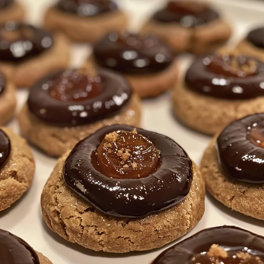 Chocolate Thumbprint Cookies - In Bloom Bakery