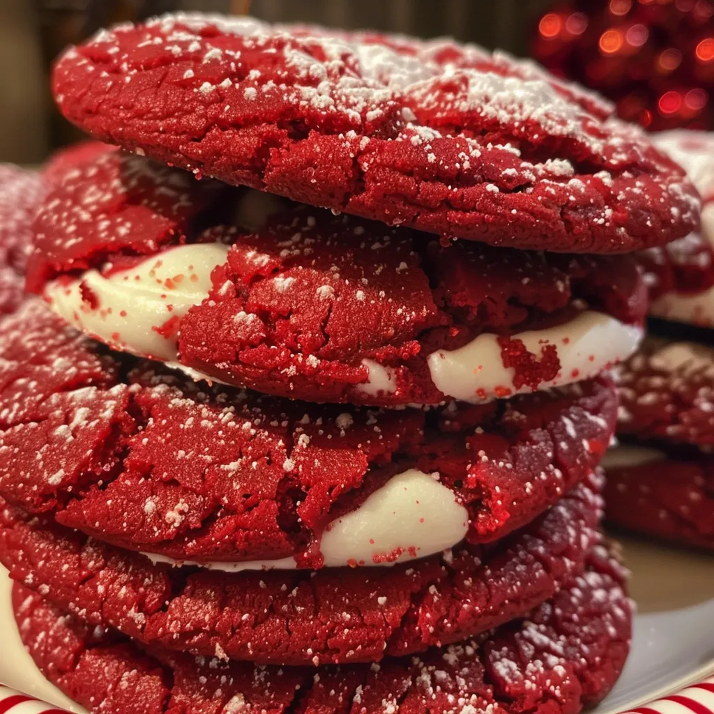 Red Velvet Crinkle Cookies – Festive and Fudgy