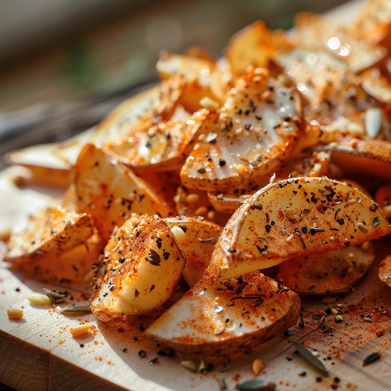 Close-up of a snack stadium section with layered dips and chips.